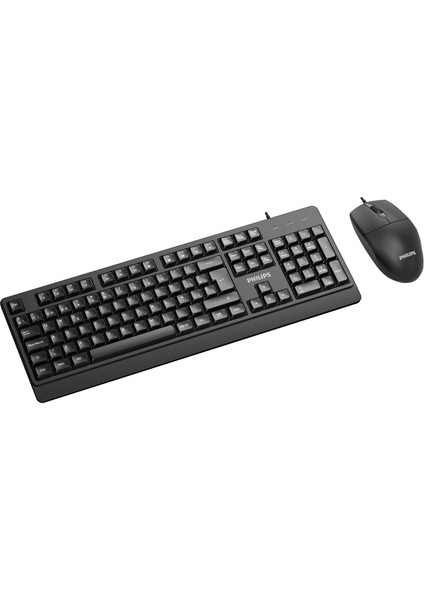 Phılıps SPT6247B, Siyah, Türkçe Q, USB Kablolu, Multimedya Klavye Mouse Set fiyatları