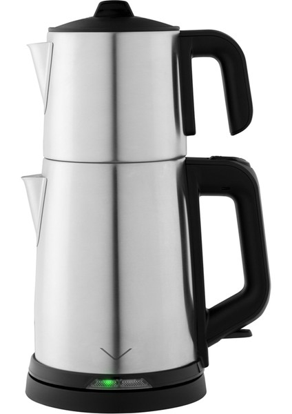 Gri Renkli Pratik ve Şık Çay Makinesi, Hızlı Demleme Özelliğiyle Kullanışlı fiyatları