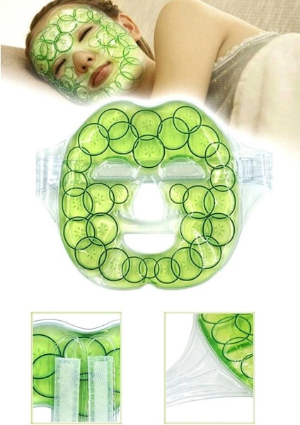 Salatalık Yüz Maske Jel Sıcak Soğuk Kullanım Rahatlatıcı ( Lisinya ) modelleri