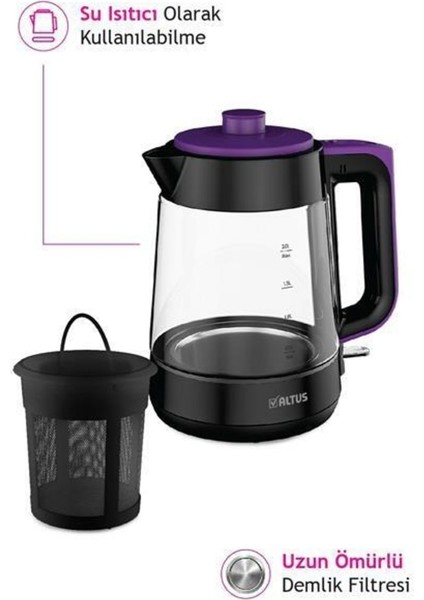 Siyah-Mor 2l Çay Makinesi, Hızlı ve Pratik Çay Keyfi fırsatları