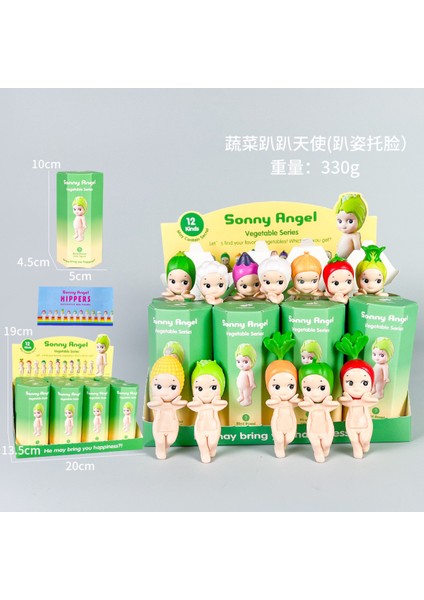 Sonny Angel Vegetable Sebze Serisi (Rastgele 1 Model Gönderilir) Yapışkanlı Kılıf Süsü Blind Kutu