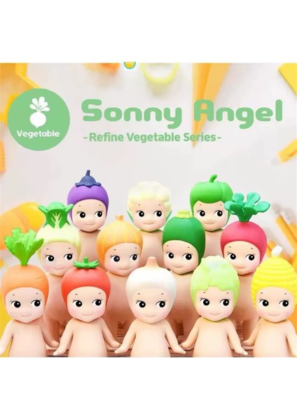Sonny Angel Vegetable Sebze Serisi (Rastgele 1 Model Gönderilir) Yapışkanlı Kılıf Süsü Blind Kutu fırsatları