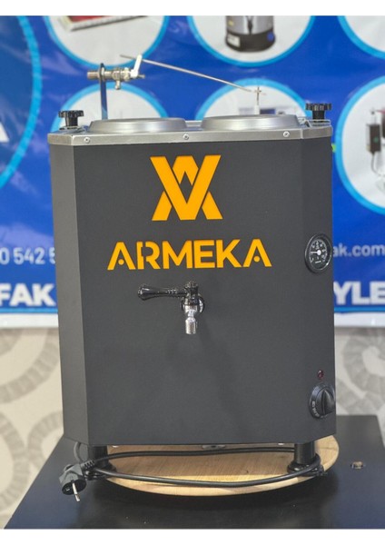 Lüx 20L Yalıtımlı Çay Kazanı Siyah, Dayanıklı ve Şık Tasarım