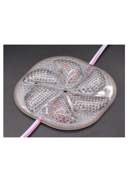 PM-14703 12 Volt 3 Watt Karışık (R+G+B) Yanıp Sönen Çakar 6565-2835 Modül LED 65X65X12MM