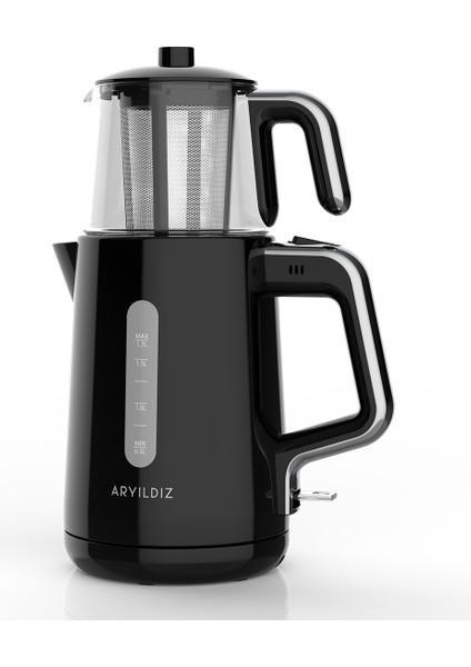 Siyah Krom Çay Makinesi, Şık ve Kolay Kullanımlı Çay Hazırlama Cihazı fiyatları