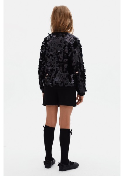 Pullu Kız Ceket - Siyah fiyatları