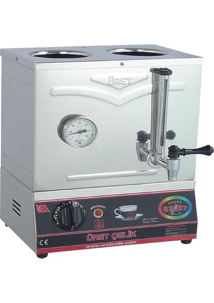 15L Çelik Kahveci Kazanı, Pleytsiz, Dayanıklı ve Şık Tasarım