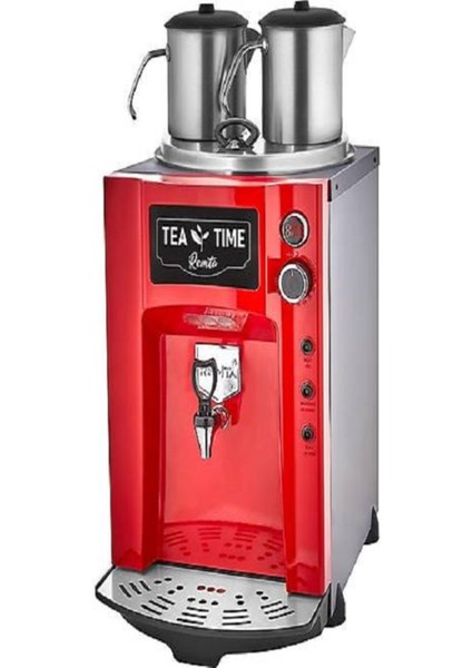 Kırmızı 15 Lt Jumbo Çay Makinesi, 2 Demlikli, Premium, Ergonomik Tasarım fırsatları