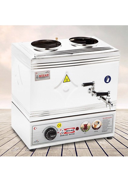 25 Model Elektrikli Çay Kazanı, Pleytsiz, 20 Lt, Modern ve Hızlı Isıtma Özelliği