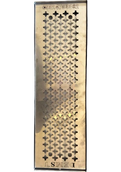 Krom Çay Kazanı Damlalıklı 4 Demlikli 18X100 cm Gri Renkli
