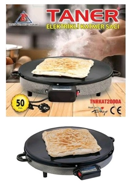 Elektrikli Mega Katmer Sacı TNR-KAT-2000-B (4989)