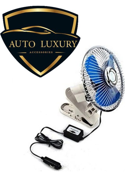 Araba Oto Vantilatör Pervane 10'' 12 Volt 22 cm Çaplı Pervane 2 Aşamalı