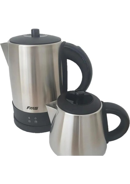 Pembe 2'li Elektrikli Çay ve Su Isıtıcı Seti, Pratik ve Şık Tasarım modelleri