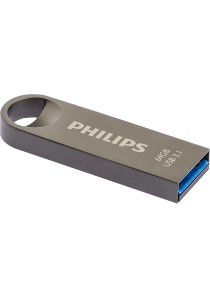 Phılıps FM64FD165B, 64GB, USB 3.1, Moon, Uzay Grisi, Flash Disk modelleri