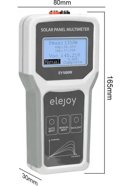 PM-26940 1800 Watt Fotovoltaik Mppt Solar Panel Voltaj Multimetre 12-60V fırsatları