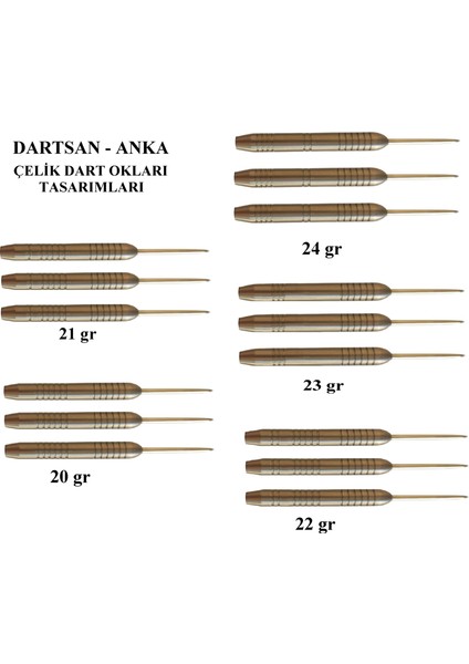 Anka Butik Dart Set DAB2048 modelleri