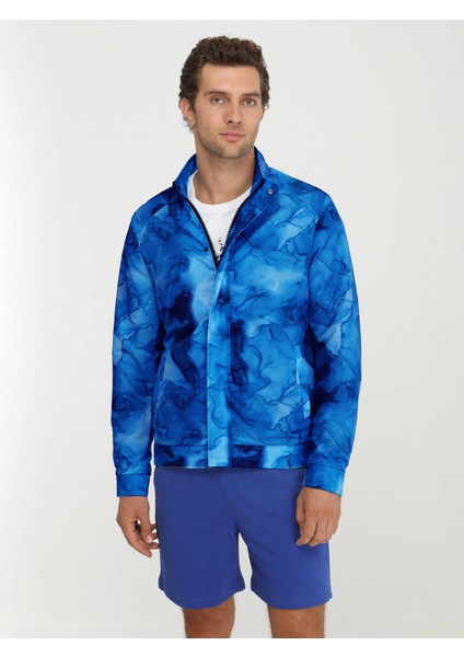 Saks Regular Fit Dik Yaka Casual Dokuma Mont