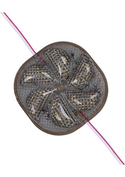 PM-14696 12 Volt 3 Watt Soğuk Beyaz Yanıp Sönen Çakar 6565-2835 Modül LED 65X65X12MM
