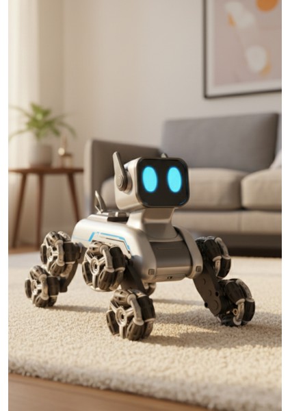Uzaktan Kumandalı ve Bileklik Kontrollü Akıllı Robot Köpek Oyuncak – Işıklı Sesli Şarjlı Oyuncak fiyatları