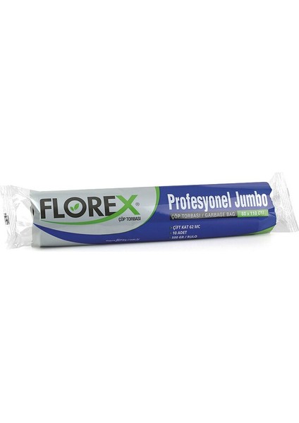 20 Adet FLOREX-515 Profesyonel Jumbo 10PCS 80X110CM.ÇÖP Torba (5256)