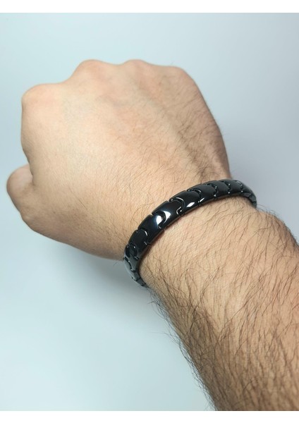 JTAW25BLK1605 Negatif Iyon Manyetik Paslanmaz Çelik Gri Garantili Hediye Kutulu Janti Bileklik modelleri