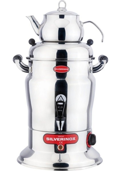 7 Lt. Çay Semaveri, Şık ve Dayanıklı Demlik, Kaliteli Çay Keyfi