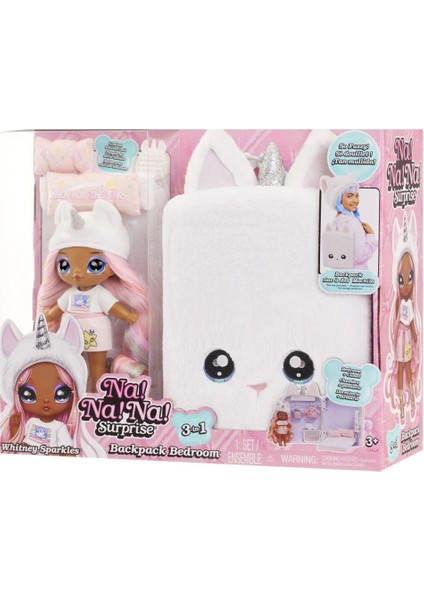 Bfs 592365 Nanana Surprise 3ü1 Arada Büyük Sırt Çantalı Set - Whitney Sparkles