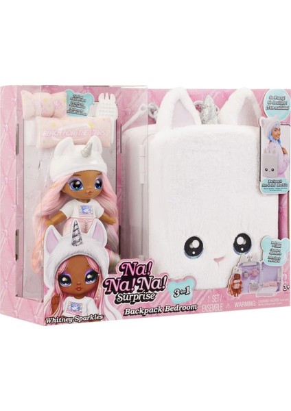 Bfs 592365 Nanana Surprise 3ü1 Arada Büyük Sırt Çantalı Set - Whitney Sparkles indirimleri
