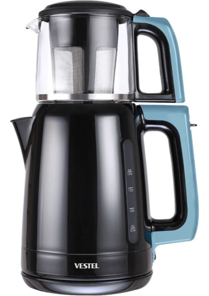 Düş Mavisi 3000 Çay Makinesi, Şık ve Kullanışlı Ev Için Ideal Seçim