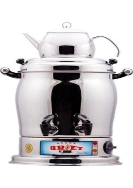 Çift Amaçlı 9l Inox Çay Semaveri, Şık ve Kullanışlı Tasarım