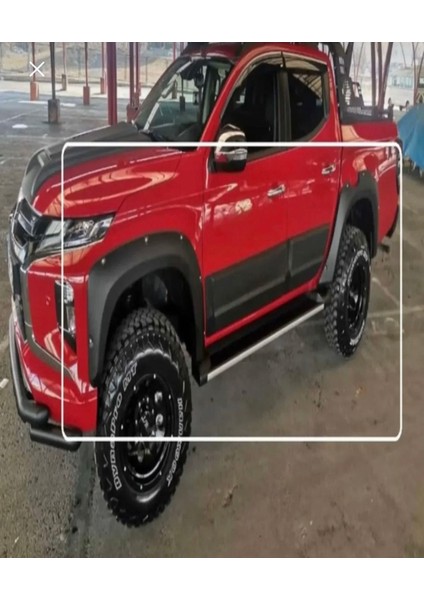 Mitsubishi L200 2019+ Dodik Set Abs Plastik Çamurluk Kaplama