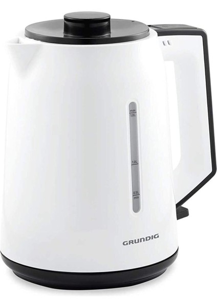Şeffaf Çay Makinesi 1.8l + Sürpriz Hediye, Beyaz Renk, Kolay Kullanım
