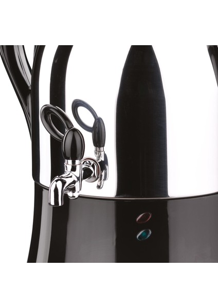 Siyah Paslanmaz Demlik ve Çay Makinesi, Şık ve Kullanışlı Tasarım modelleri