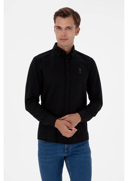 GOX025K Siyah Erkek Gömlek 2225582