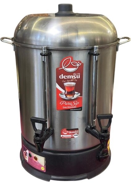 Gri Renkli 250 Çaymatik, Şık ve Kullanışlı Çay Takımı