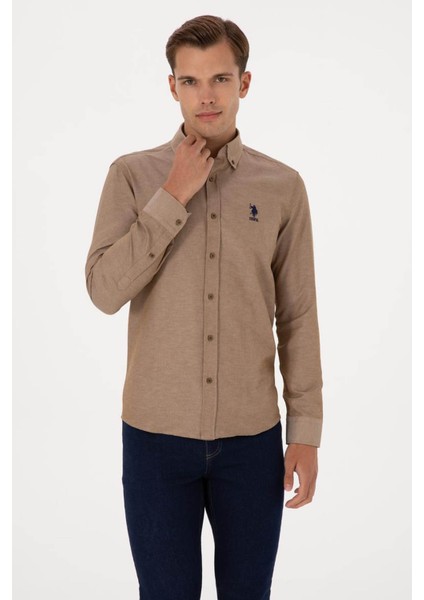 GOX025K Haki Erkek Gömlek 2225582