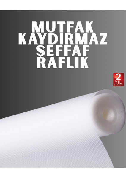 Zeroshop Kesilebilir Şeffaf Raflık Çekmece Kaplaması Mutfak Için