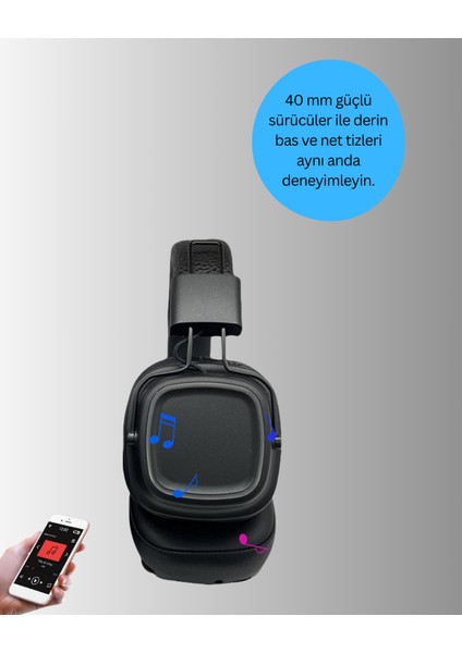 Zeroshop Deep Bass Destekli Kablosuz Katlanabilir Kulak Üstü Kulaklık fiyatları