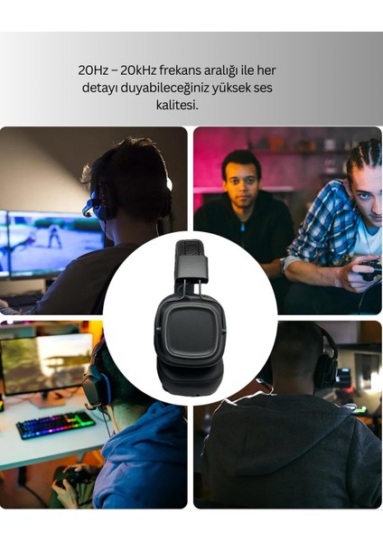 Zeroshop Deep Bass Destekli Kablosuz Katlanabilir Kulak Üstü Kulaklık fırsatları
