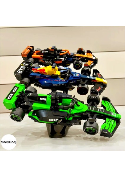 Speed Champions Formula 1 Yapım Oyuncakları - Model Araba Uyumlu 3'lü Açısal Sergi Stant fiyatları