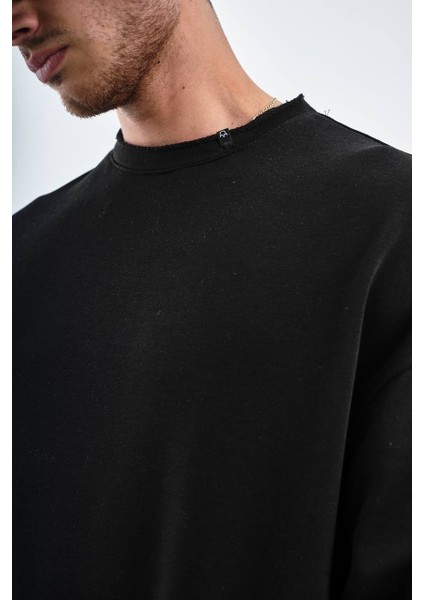 Oversize Bisiklet Yaka Sweat 3iplik Şardonlu Tülerme Yapmaz Kalıplarımız Extra Boldur