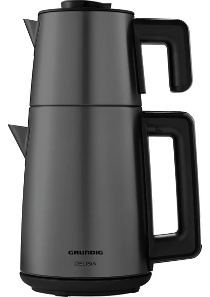 1650W Gri Çay Makinesi, Pratik ve Şık Tasarım