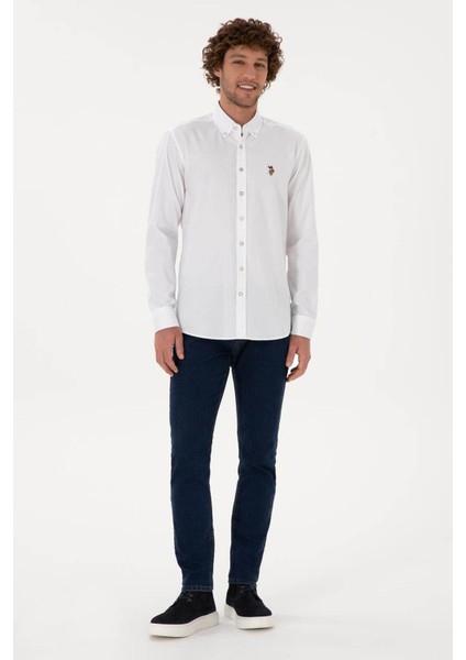 CEDCOLORREG025K Beyaz Erkek Gömlek 2225643 fırsatları