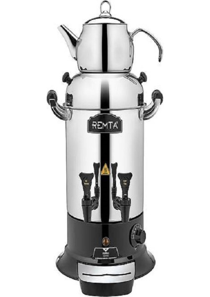 R26 Midi Çift Demlikli Çay Makinesi 9 Lt, Şık ve Kullanışlı Ev Için Ideal Seçim