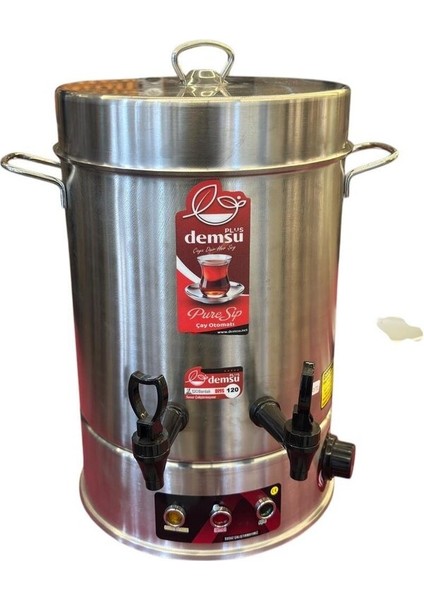 Gri 120 Bardak Elegance Çaymatik - Şık ve Fonksiyonel Çay Demleme Seti