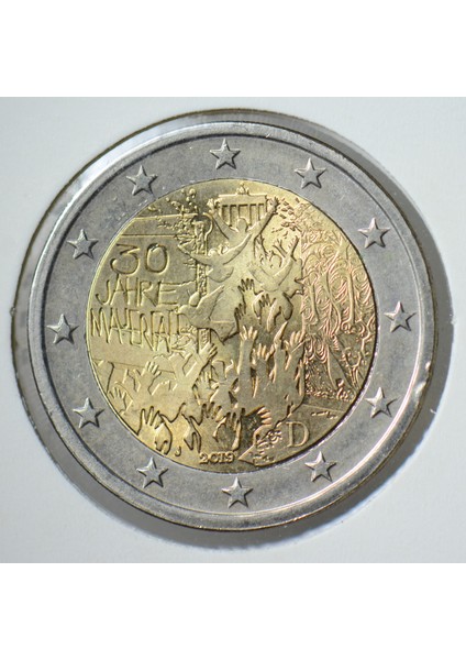 Almanya 2 Euro 2019 J. Hatıra-Berlin Duvarının Yıkılışı 30. Yılı. Kapamada Çilaltı++ fiyatları