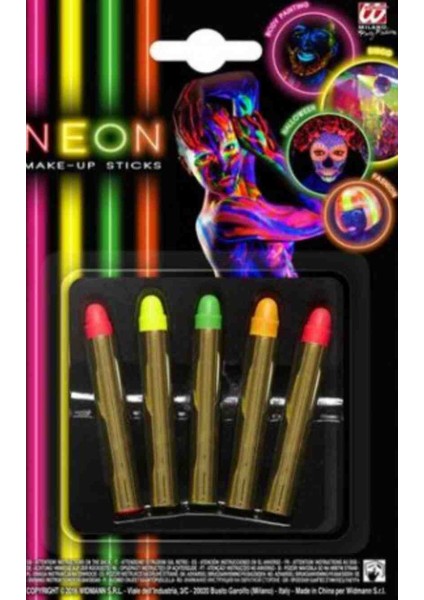 Fosforlu Neon Makyaj Kalemlerı 5 Lì