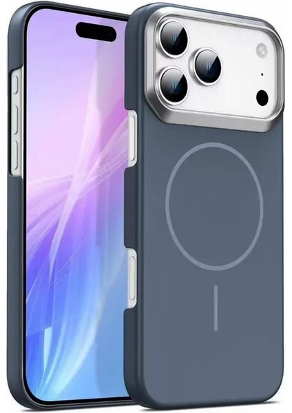 Iphone 17 Pro Kılıf Sert Mika Ultra Ince Magsafe Kablosuz Şarj Özellikli Alp + Ekran Koruyucu