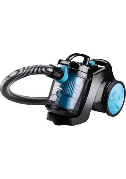 Mavi Renkli Yeni Nesil Elektrikli Süpürge, Torbasız ve Cyclonic Teknolojiyle Güçlü Temizlik