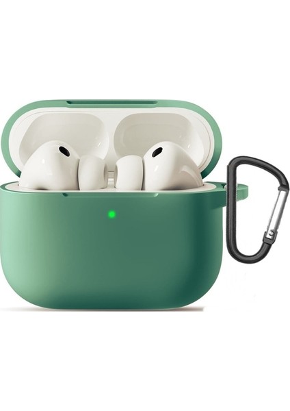 Apple Airpods Pro 3 (2025) Uyumlu Mat Silikon Kılıf 1 Kalite +Kanca